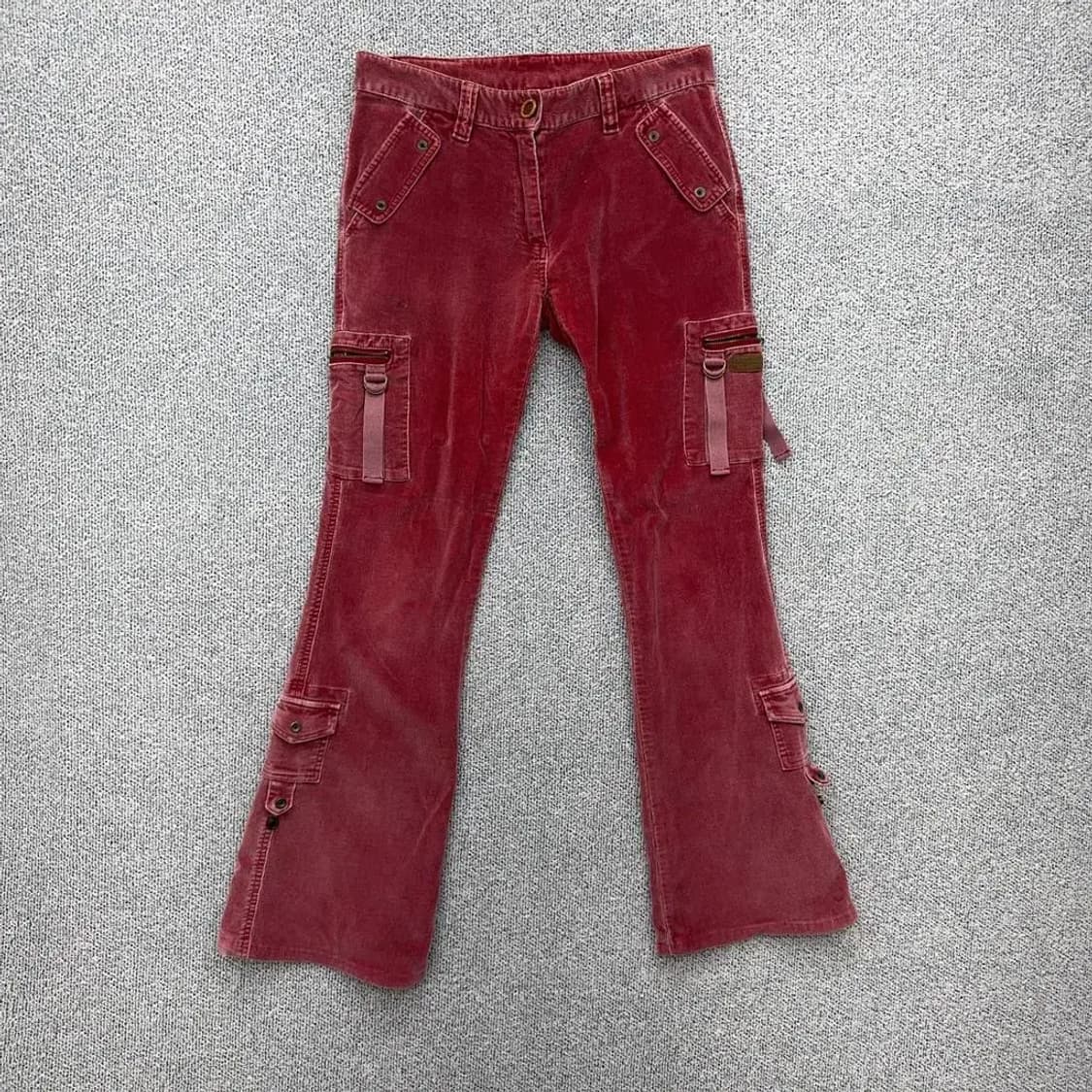 빔즈 Y2K 레드 부츠 카고팬츠 28 상품이미지1