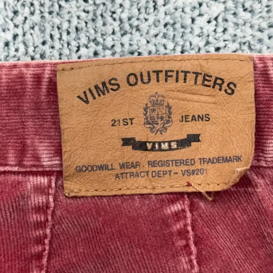 빔즈 Y2K 레드 부츠 카고팬츠 28 상품이미지6