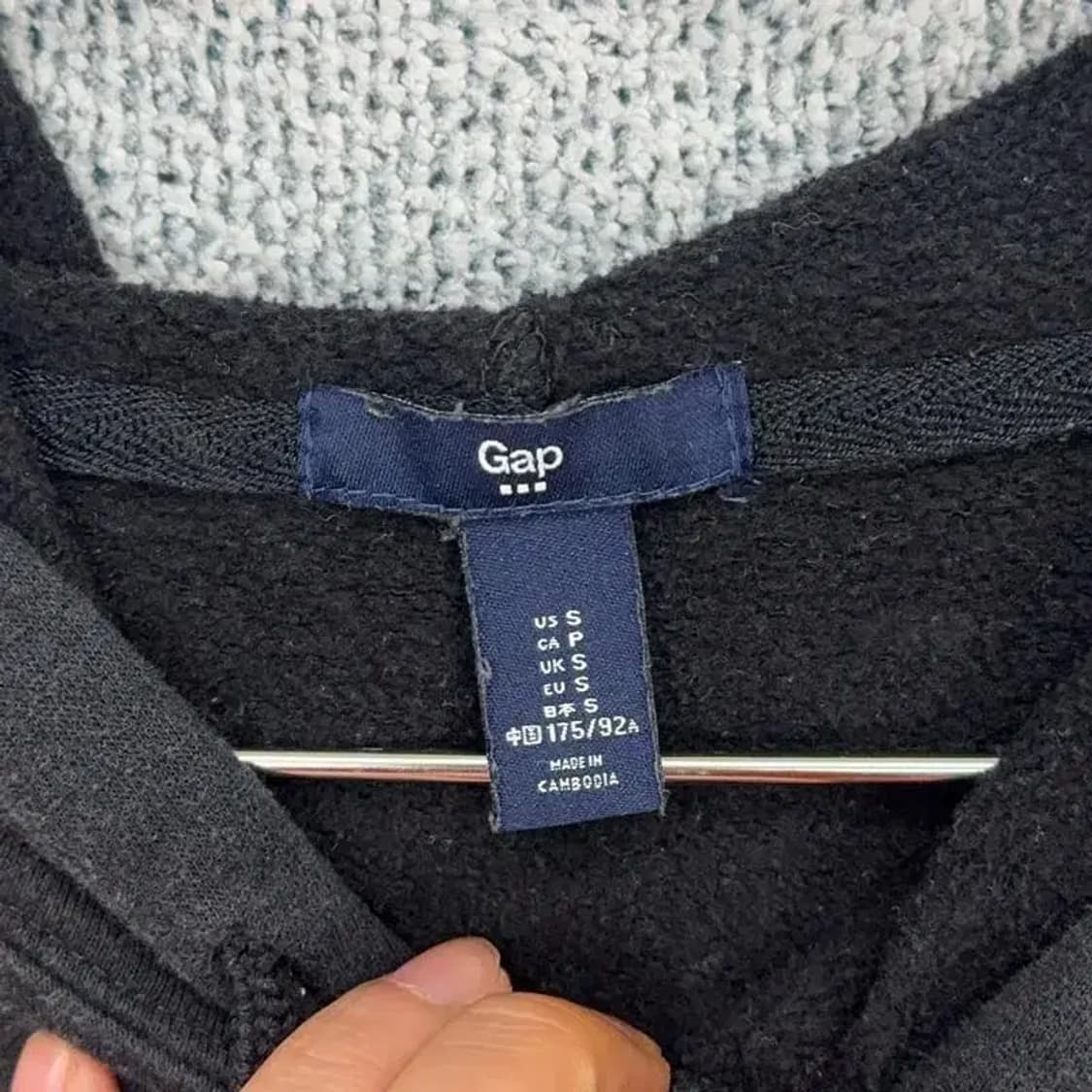 갭 로고 후드티 S 상품이미지4