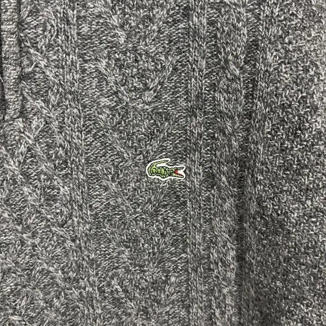라코스테 울 반집업 니트 95 상품이미지3