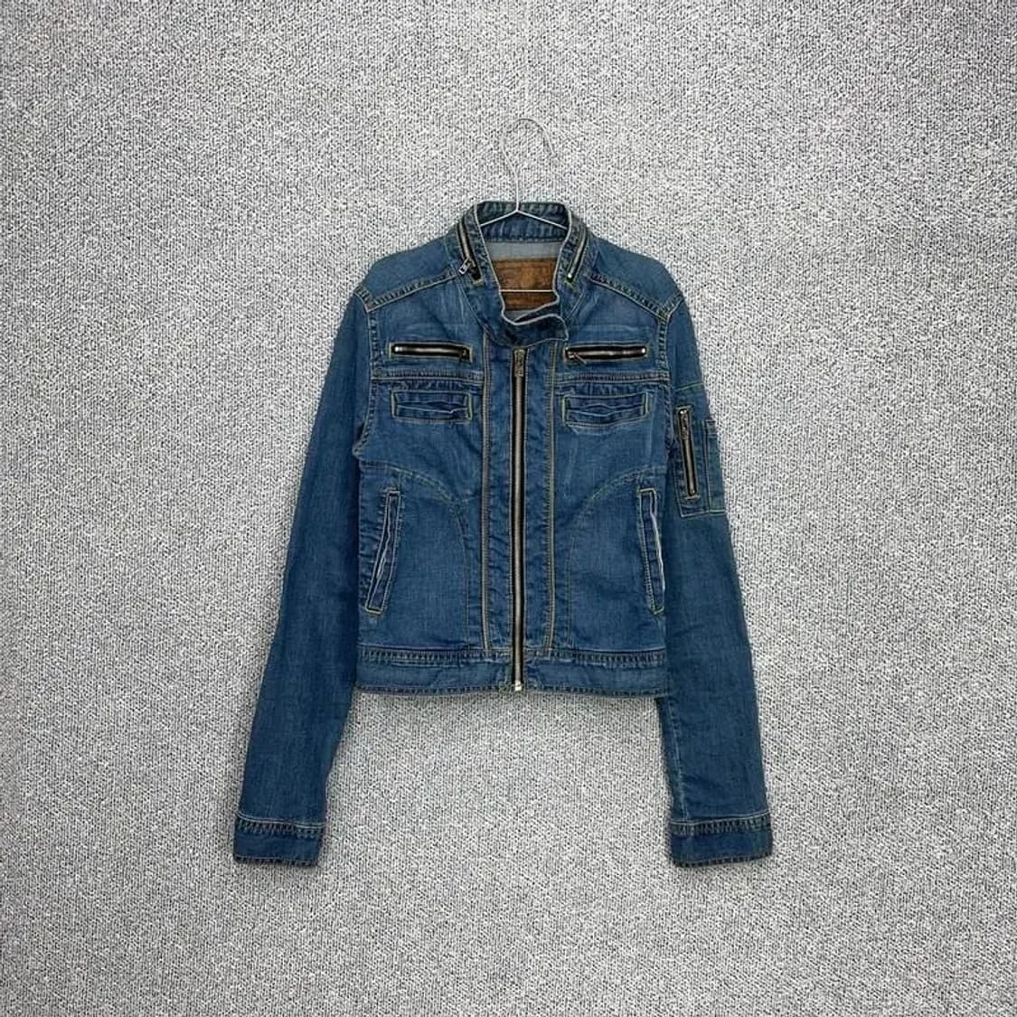 빈티지 디테일 데님자켓 상품이미지1