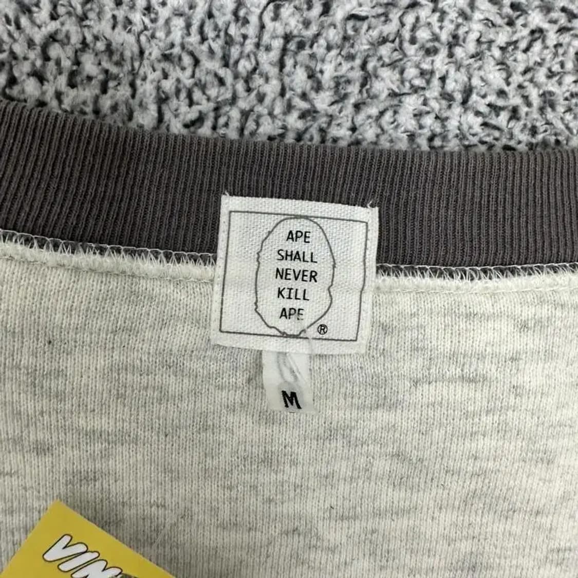 에이프 크림 집업 M 상품이미지5