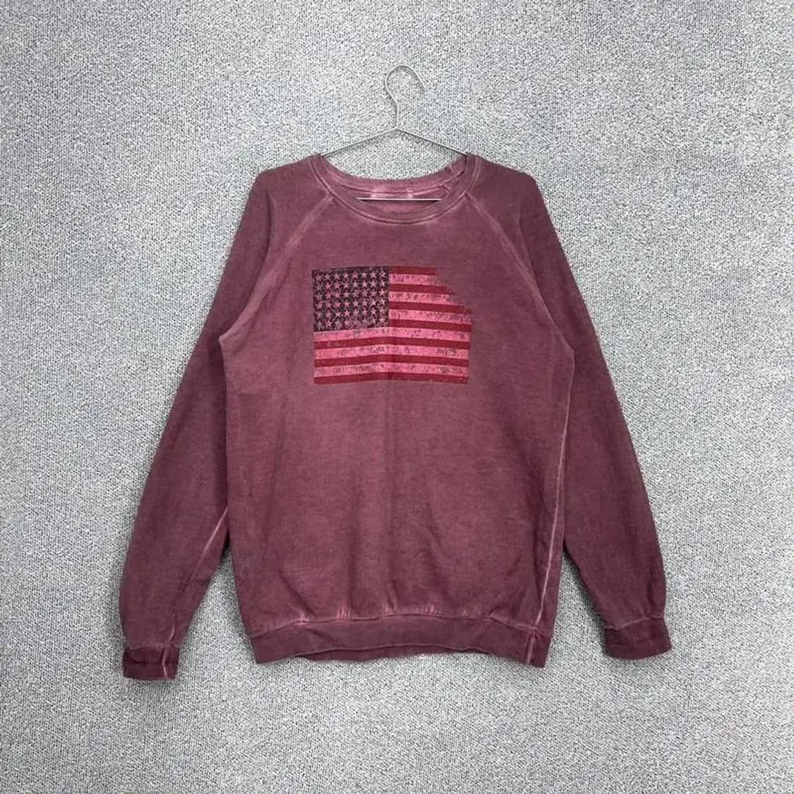 빈티지 피그먼트 성조기 맨투맨 FREE 상품이미지1