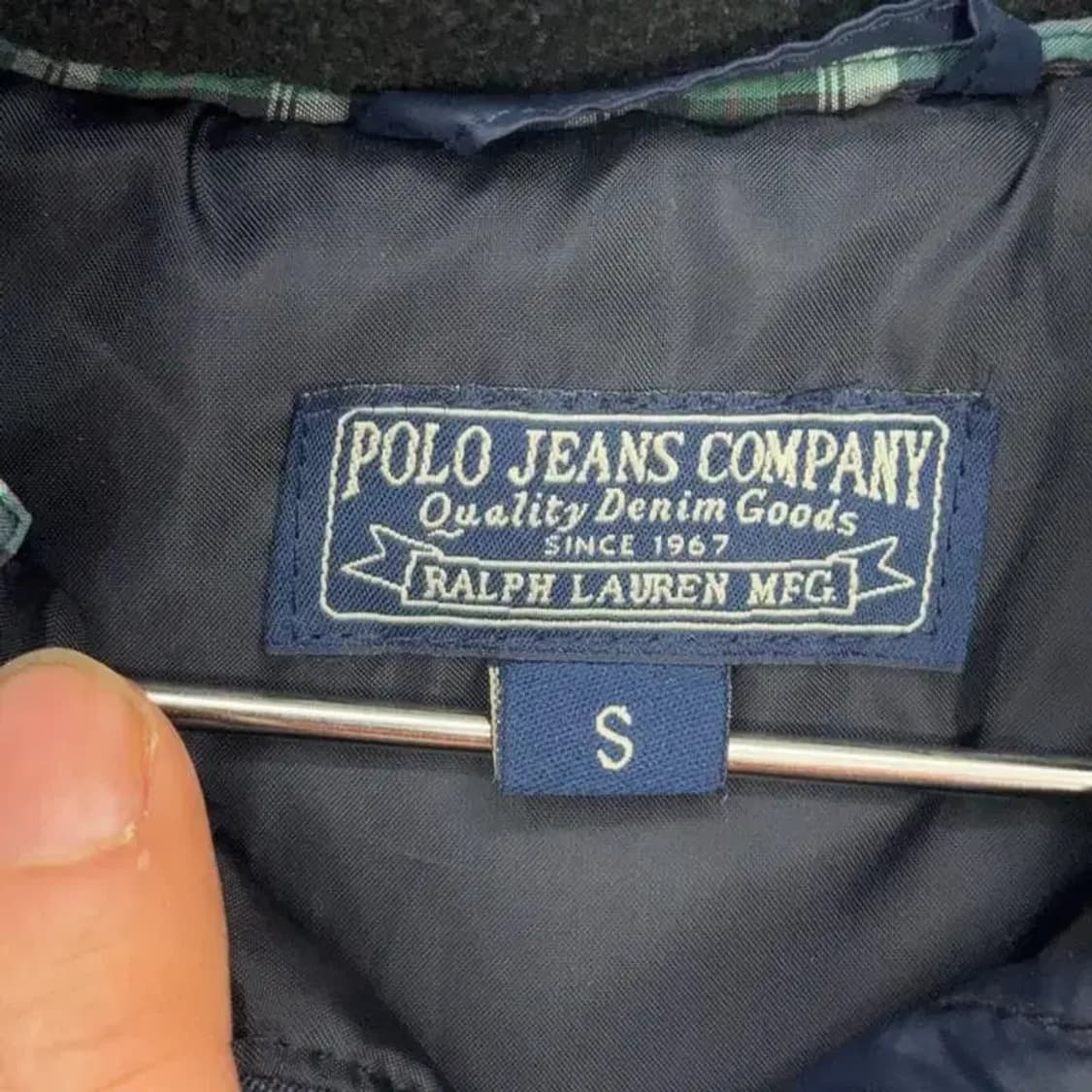 폴로 덕다운 자수 패딩 조끼 S 상품이미지4