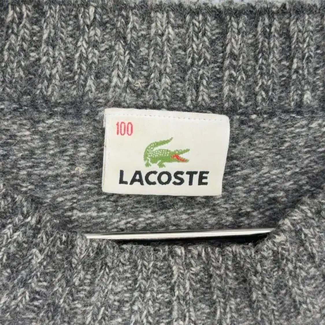 라코스테 스트라이프 니트 100 상품이미지3