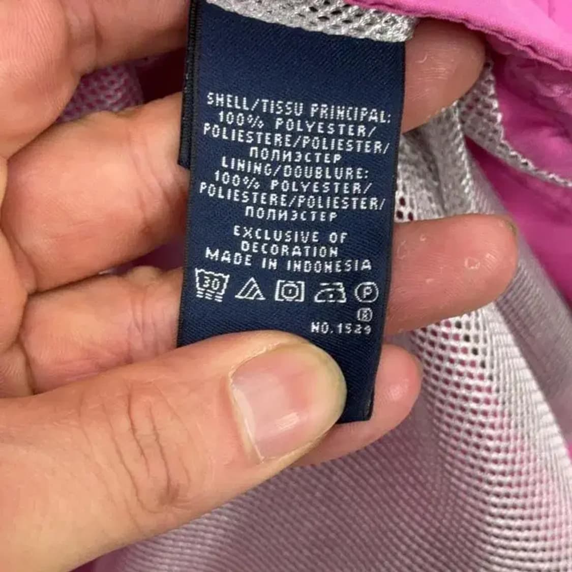 랄프로렌 골프 핑크 나일론 조끼 S 상품이미지5