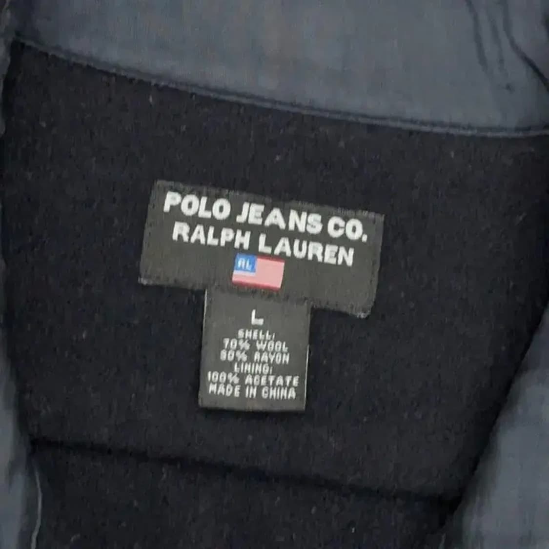 폴로 진스 USA 패치 울자켓 L 상품이미지5