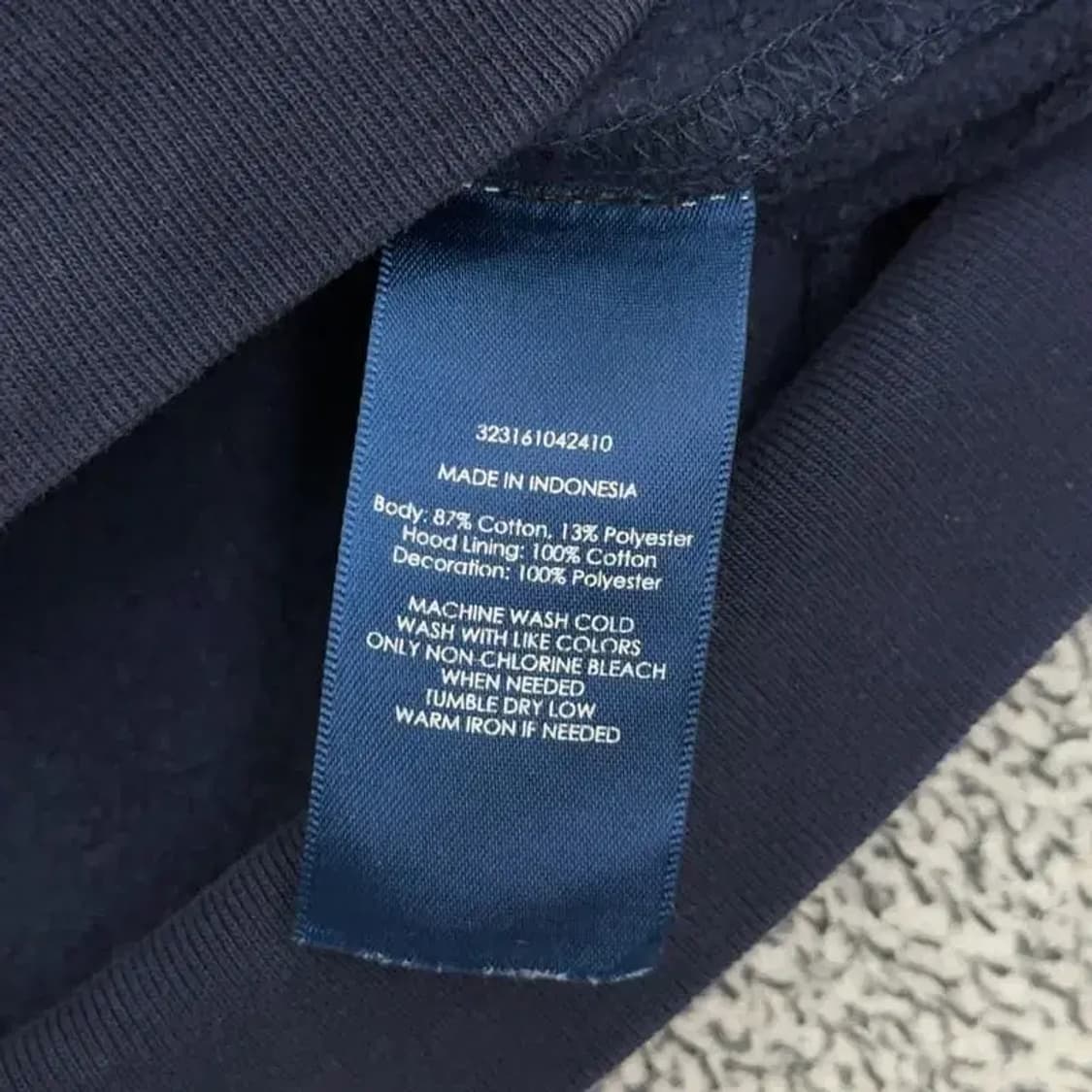 폴로 버튼 후드티 상품이미지6