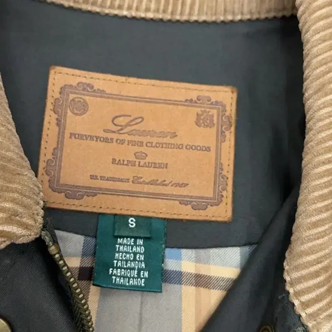 랄프로렌 코튼 왁스 자켓 S 상품이미지6