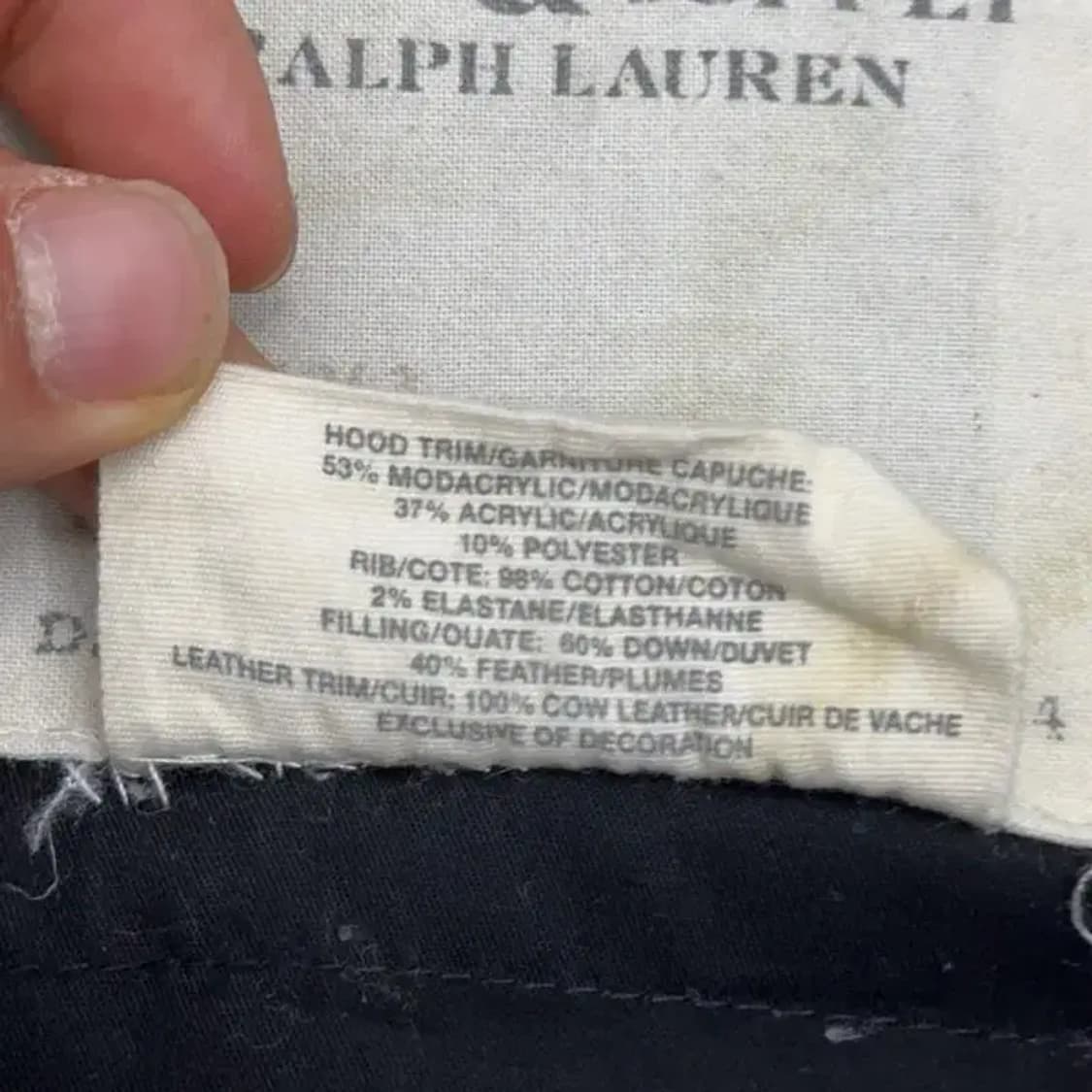 데님앤서플라이 호피후드 코트 점퍼 L 상품이미지5