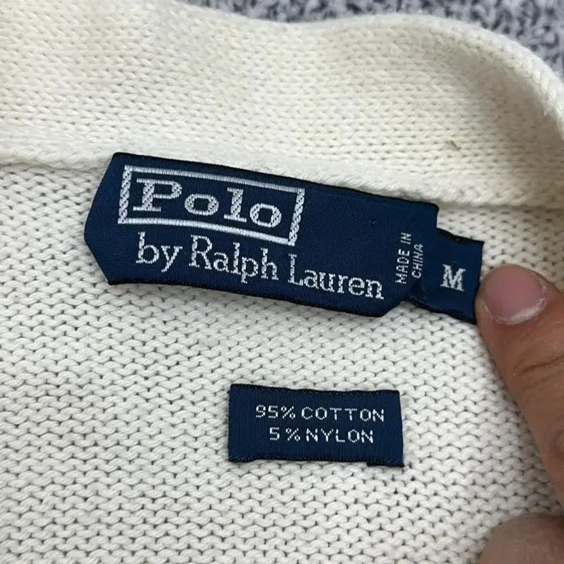 폴로 윔블던 니트 가디건 M 상품이미지5
