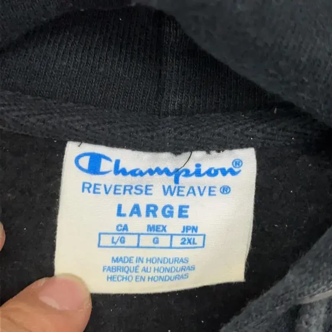 챔피온 리버스위브 블루택 후드집업 2xL 상품이미지4