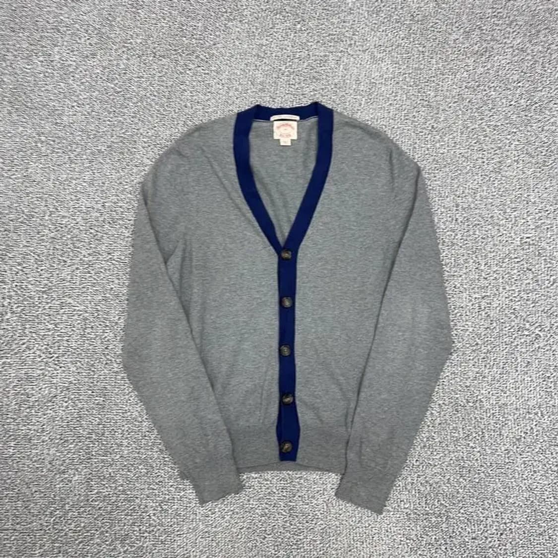 브룩스브라더스 코튼 캐시미어 가디건 M 상품이미지1