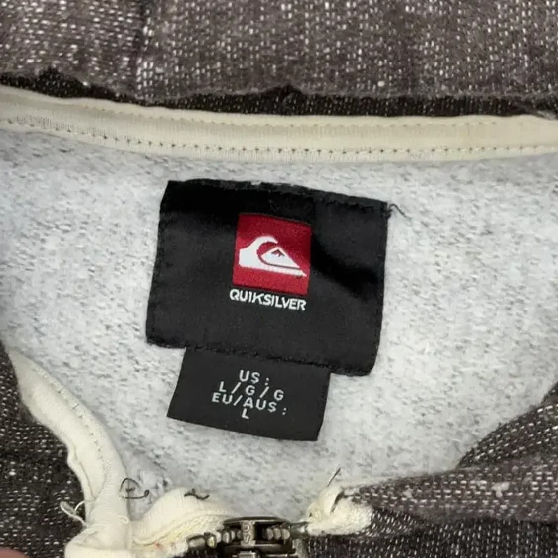 퀵실버 브라운 후드집업 L 상품이미지4