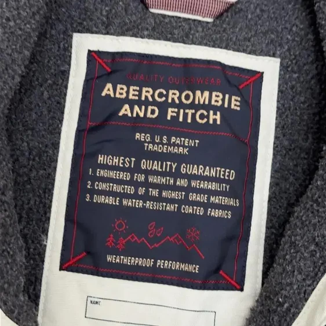 아베크롬비 나일론 자켓 M 상품이미지4