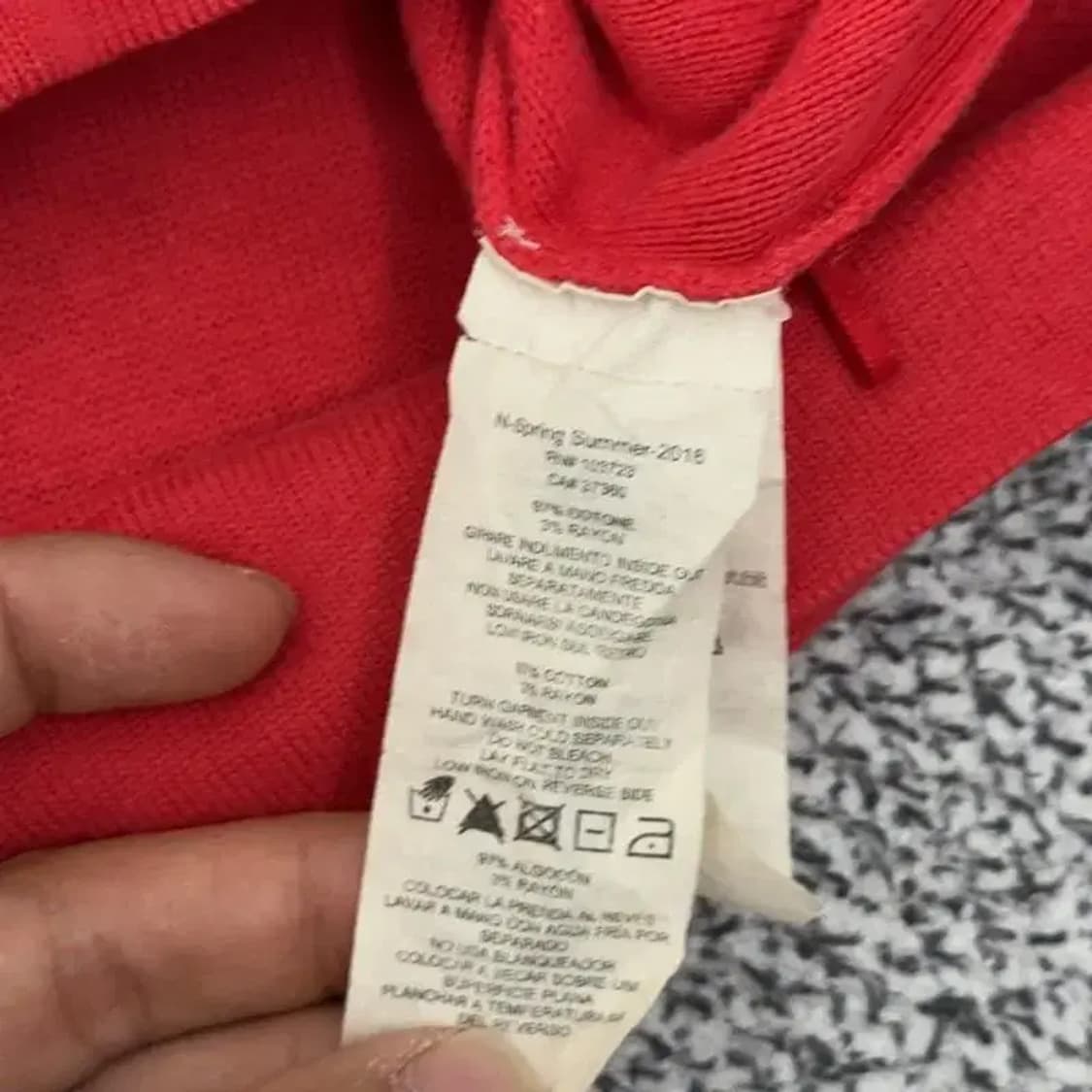 알마니 익스체인지 빈티지 니트 S 상품이미지5