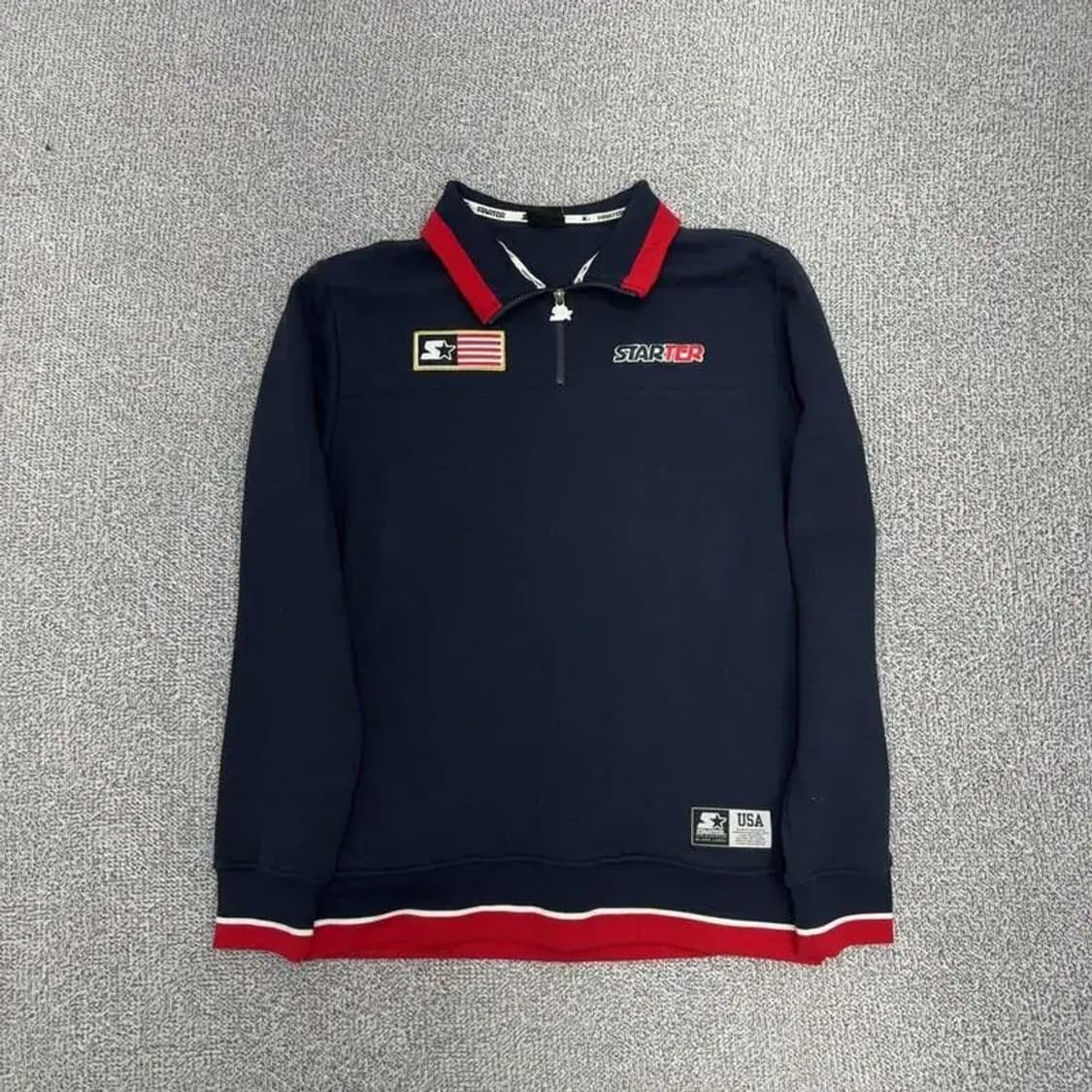 스타터 USA 반집업 맨투맨 L 상품이미지1