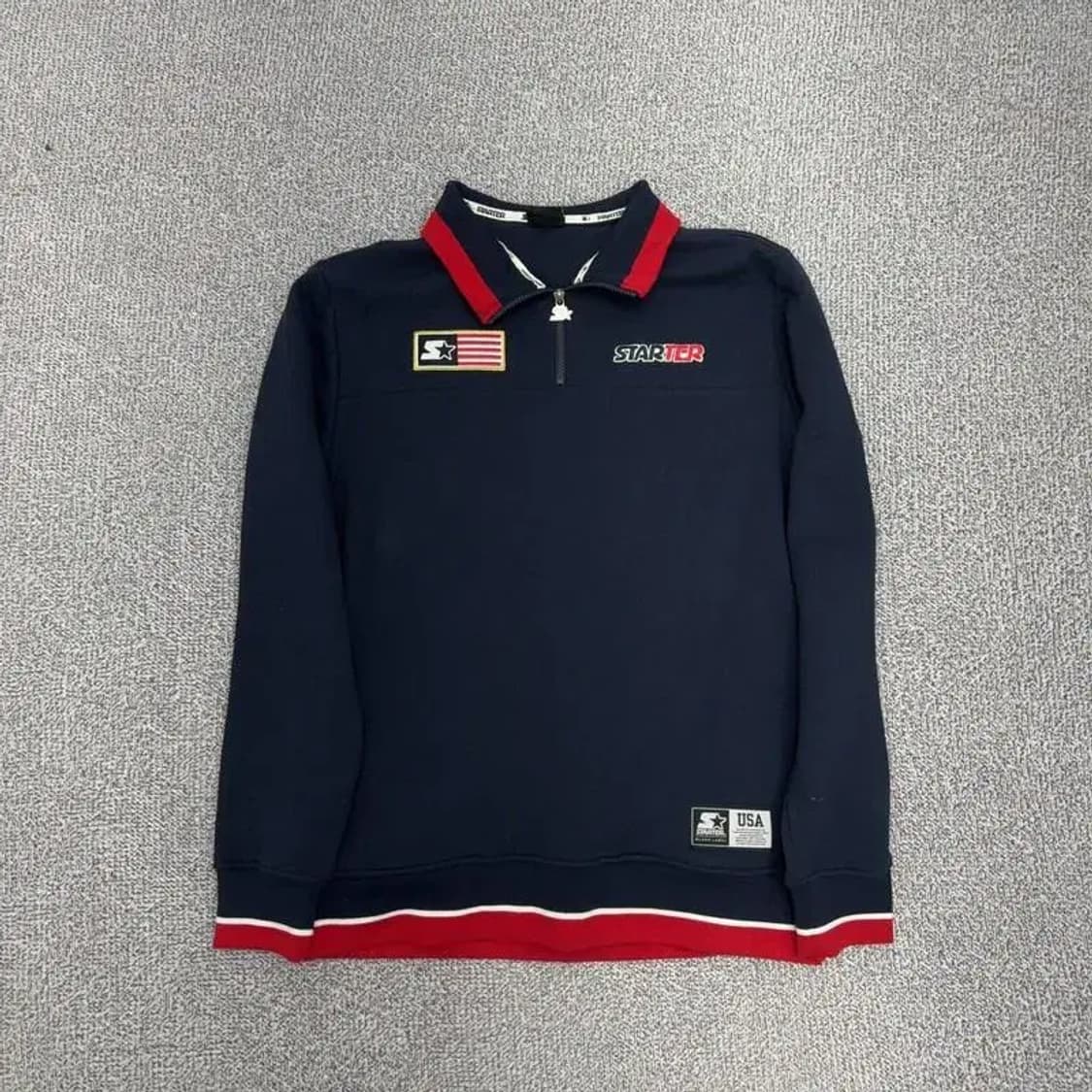 스타터 USA 반집업 맨투맨 L 상품이미지2