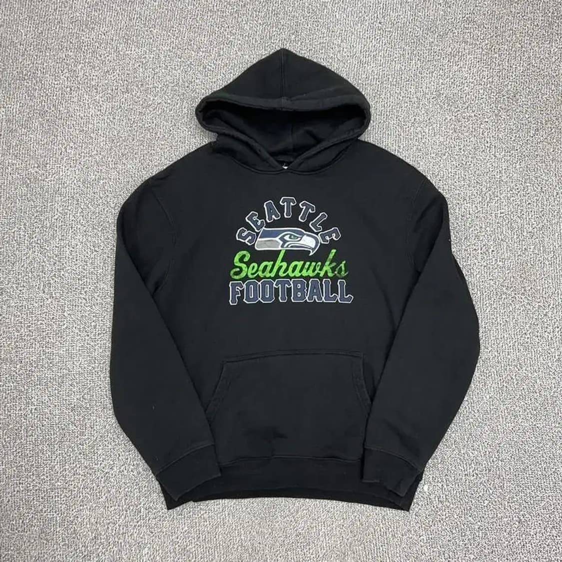 마제스틱 프린팅 블랙 후드티 XL 상품이미지1