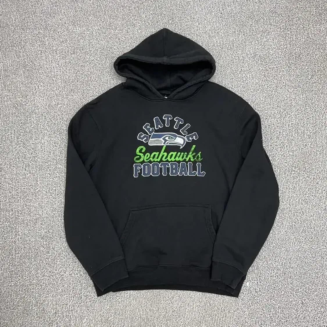 마제스틱 프린팅 블랙 후드티 XL 상품이미지2