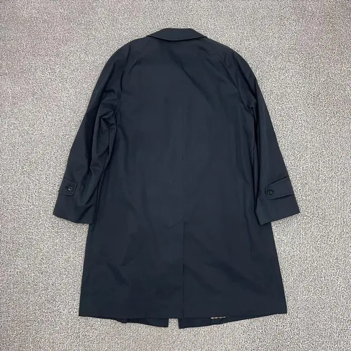 아쿠아스큐텀 네이비 트렌치 코트 L 상품이미지3