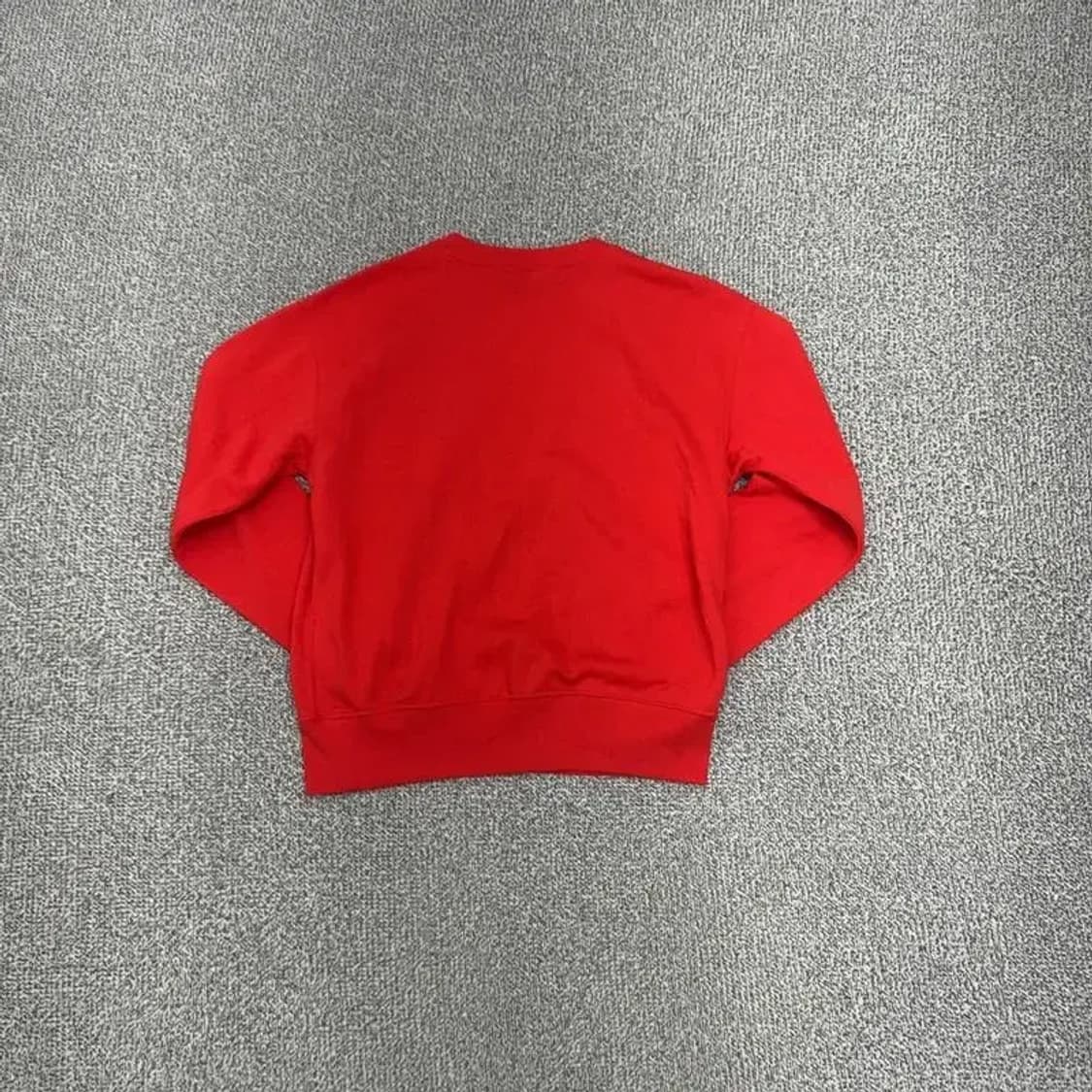 폴로 코튼 레드 맨투맨 S 상품이미지3