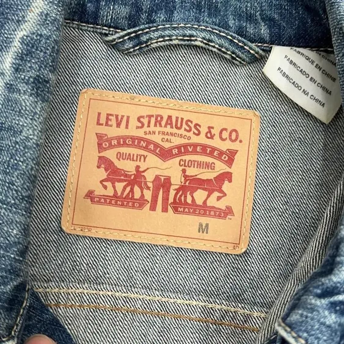 리바이스 데님 청자켓 M 상품이미지4