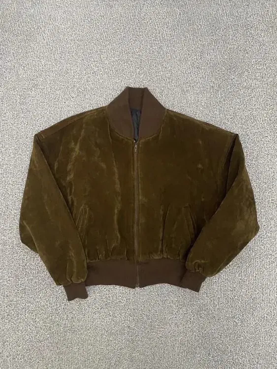 빈티지 스웨이드 블루종 FREE 상품이미지1