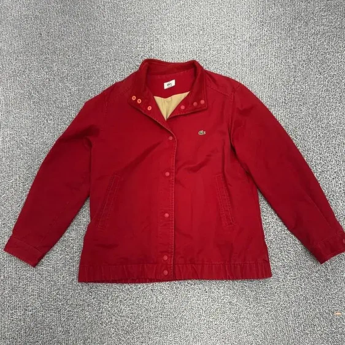 라코스테 로고 버튼 블루종 자켓 100 상품이미지1