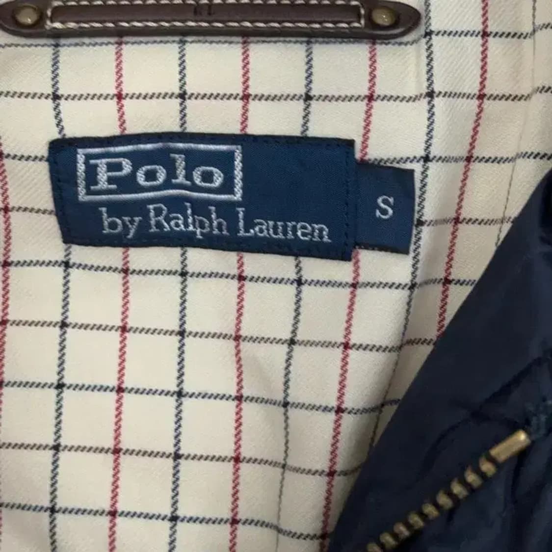 폴로 랄프로렌 레더 바이커 퀄팅 자켓 S 상품이미지4