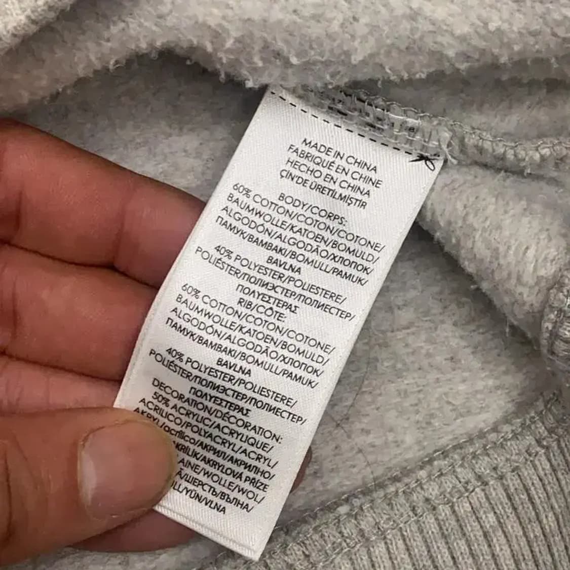 폴로 신형 브이넥 롱 맨투맨 S 상품이미지5