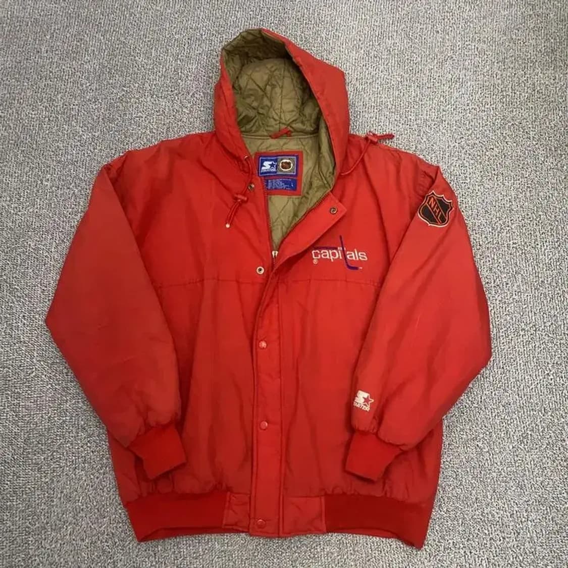 스타터 NFL 워싱턴 후드 스타디움 점퍼 L 상품이미지3