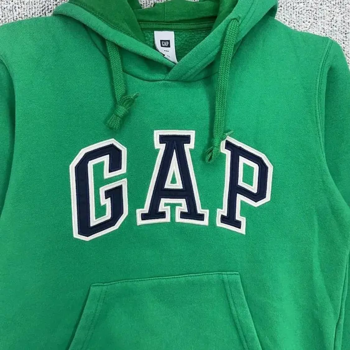 갭 그린 로고 후드티 S 상품이미지3