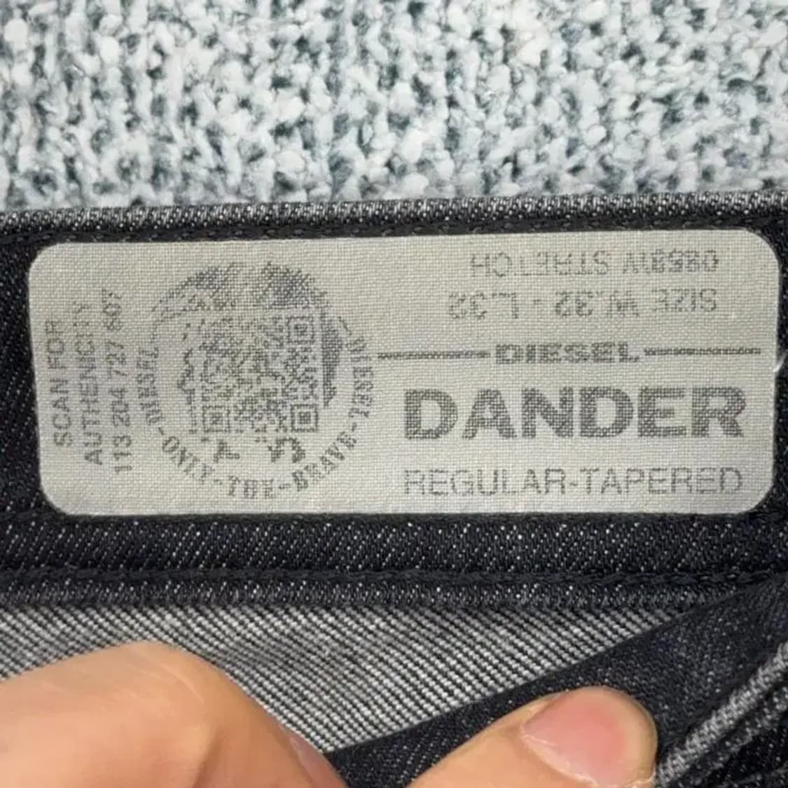 디젤 덴더 흑청 데님 팬츠 32 상품이미지4