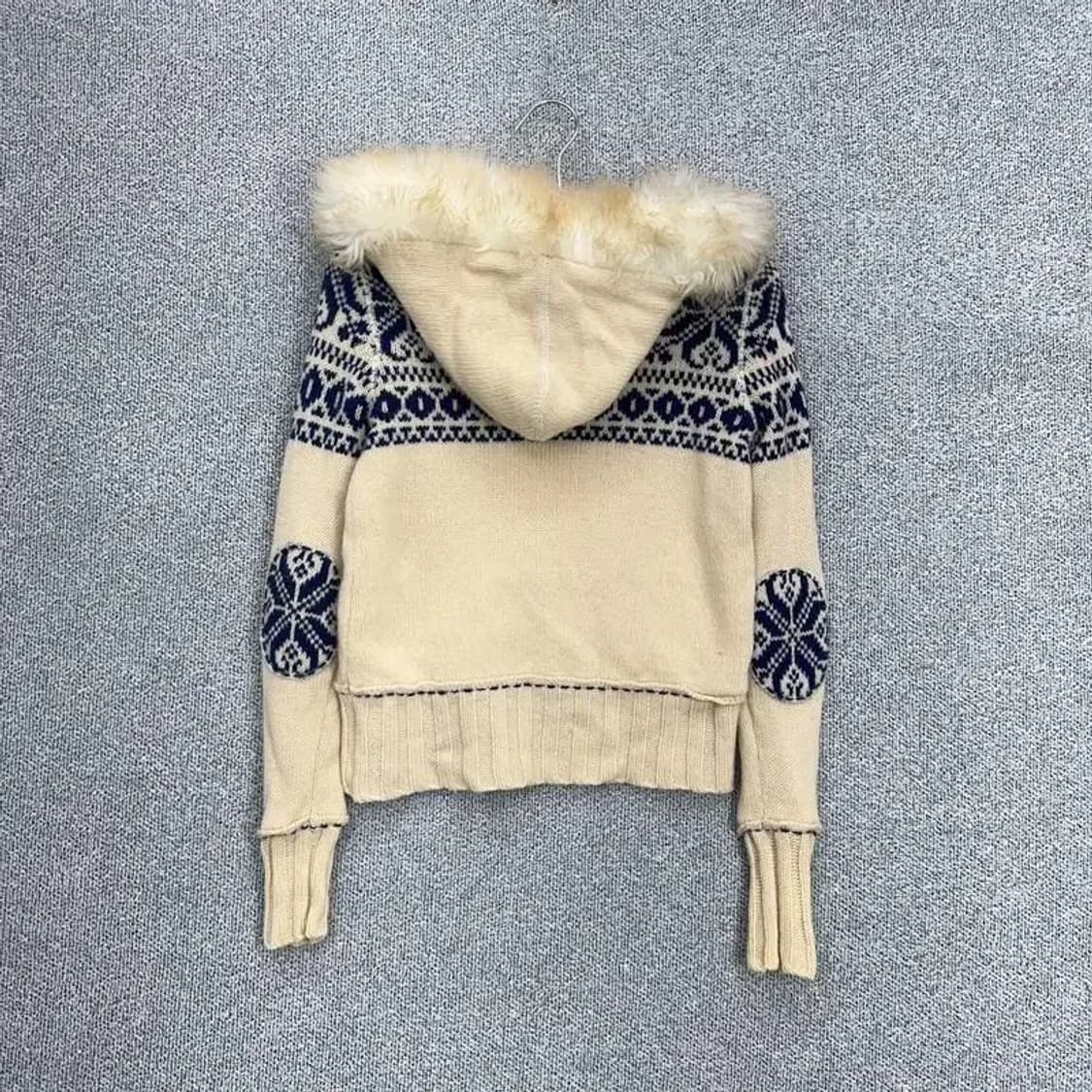 폴로 나바호 퍼 니트 집업 XS 상품이미지2