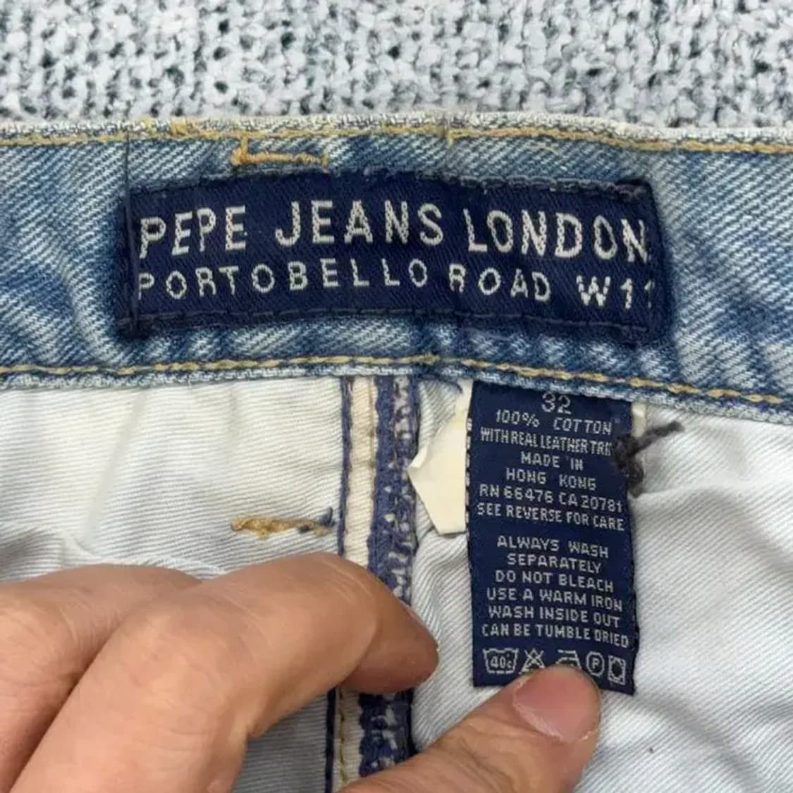 페페진스 런던 빈티지 데님팬츠 32 상품이미지5