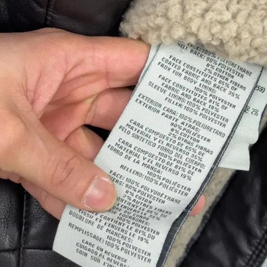 리바이스 레더 무스탕 상품이미지5