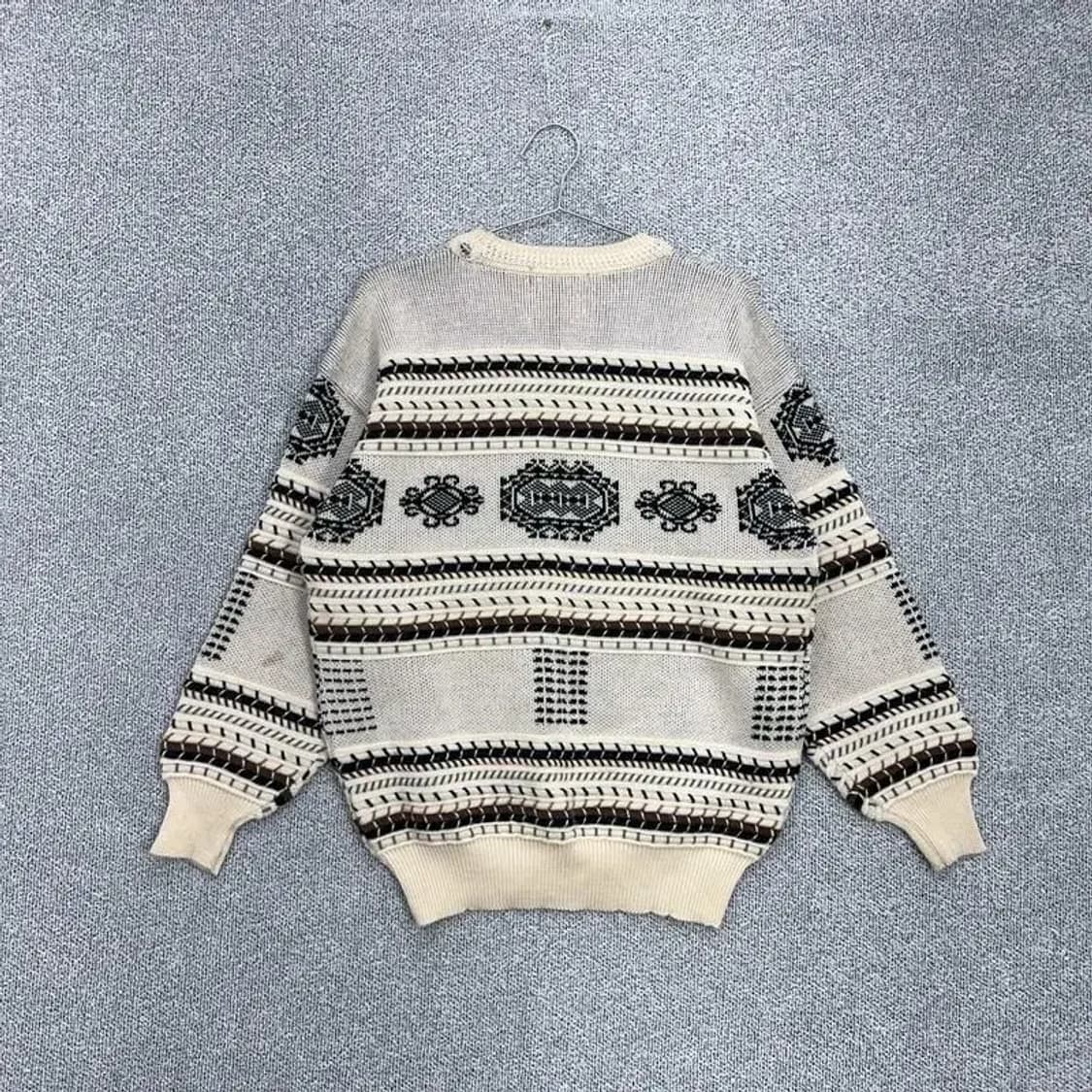 빈티지 패턴 니트 상품이미지2