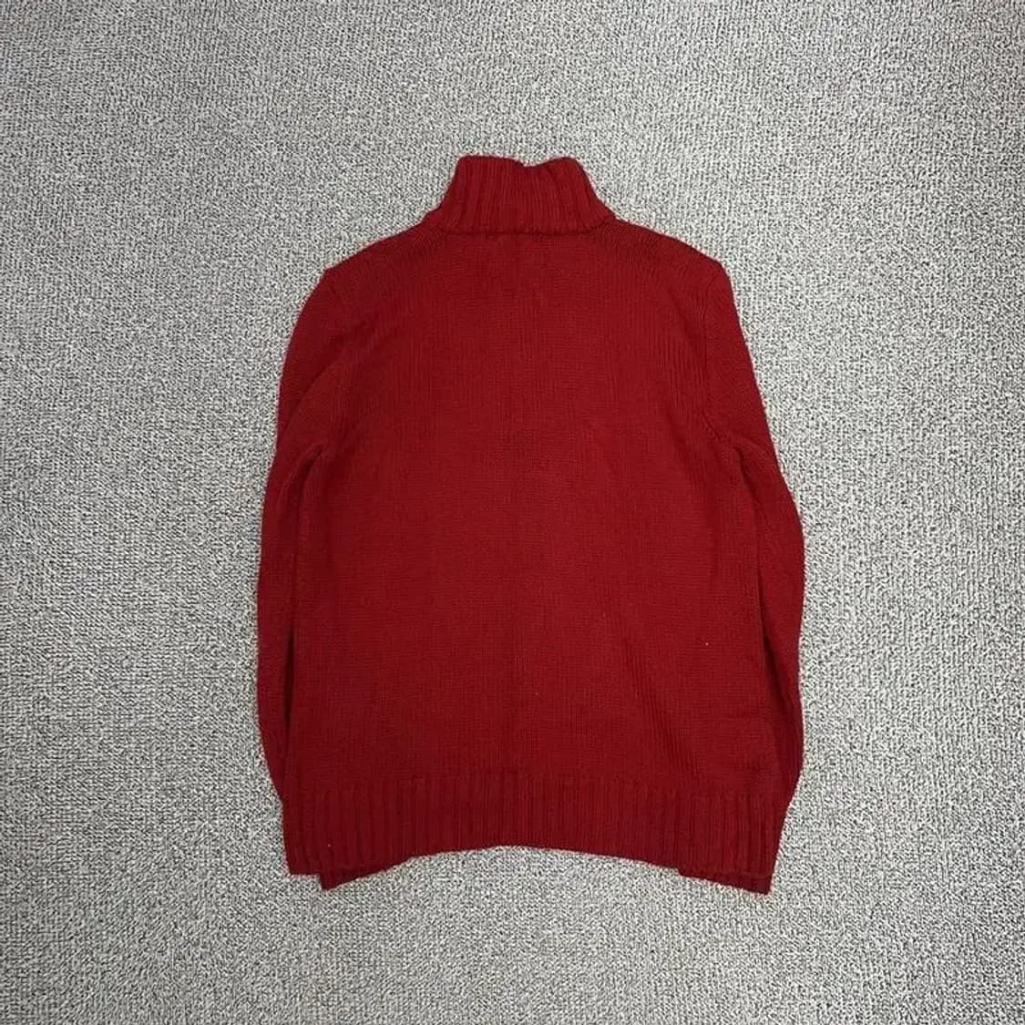 폴로 랄프로렌 신형 반집업 니트 S 상품이미지3