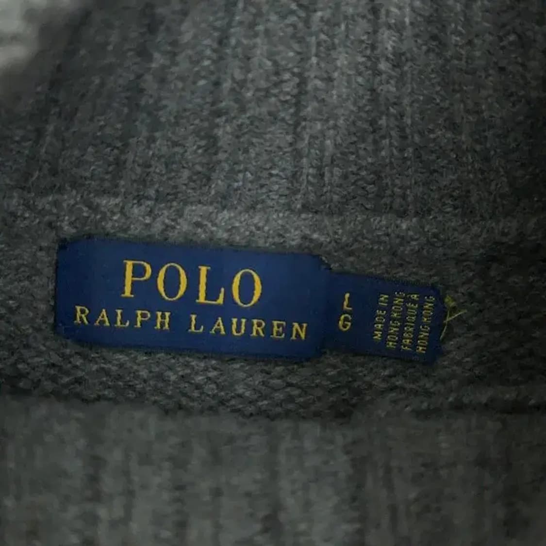 폴로 랄프로렌 신형 하단 포니 캐시미어 니트 L 상품이미지5