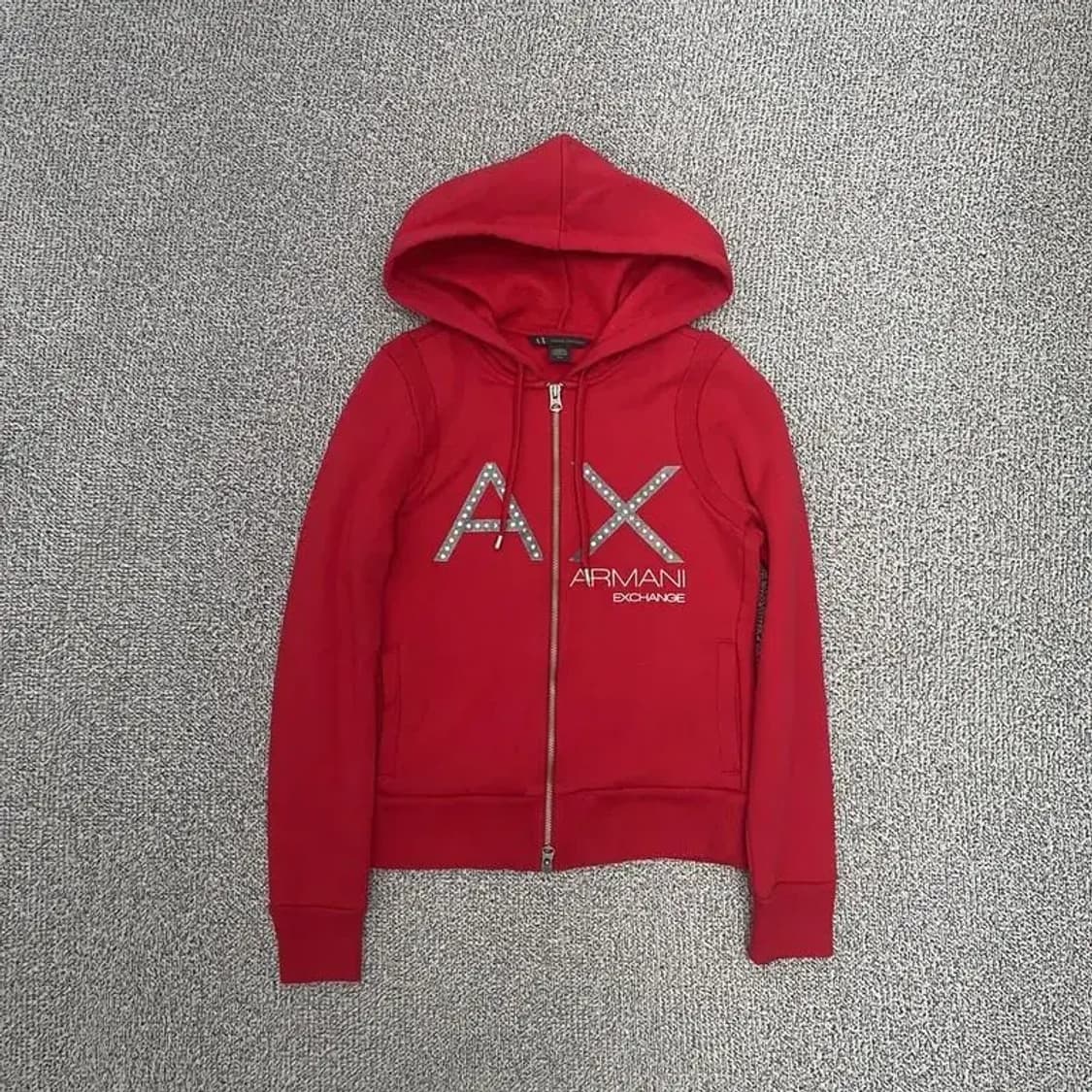 알마니 익스체인지 Y2K 빈티지 후드집업 M 상품이미지1