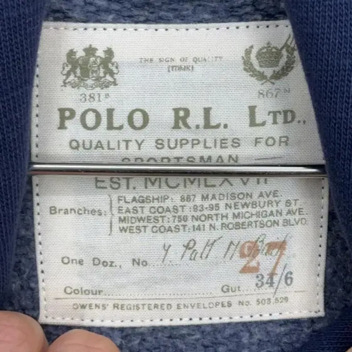 폴로 랄프로렌 숄카라 니트 가디건 S 상품이미지4