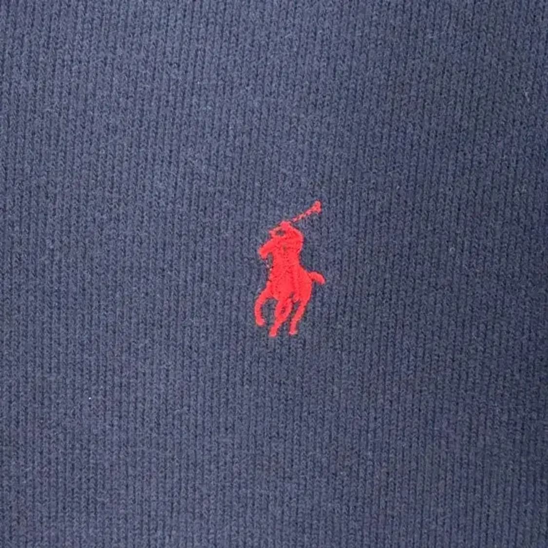 폴로 반집업 코튼 니트 M 상품이미지3