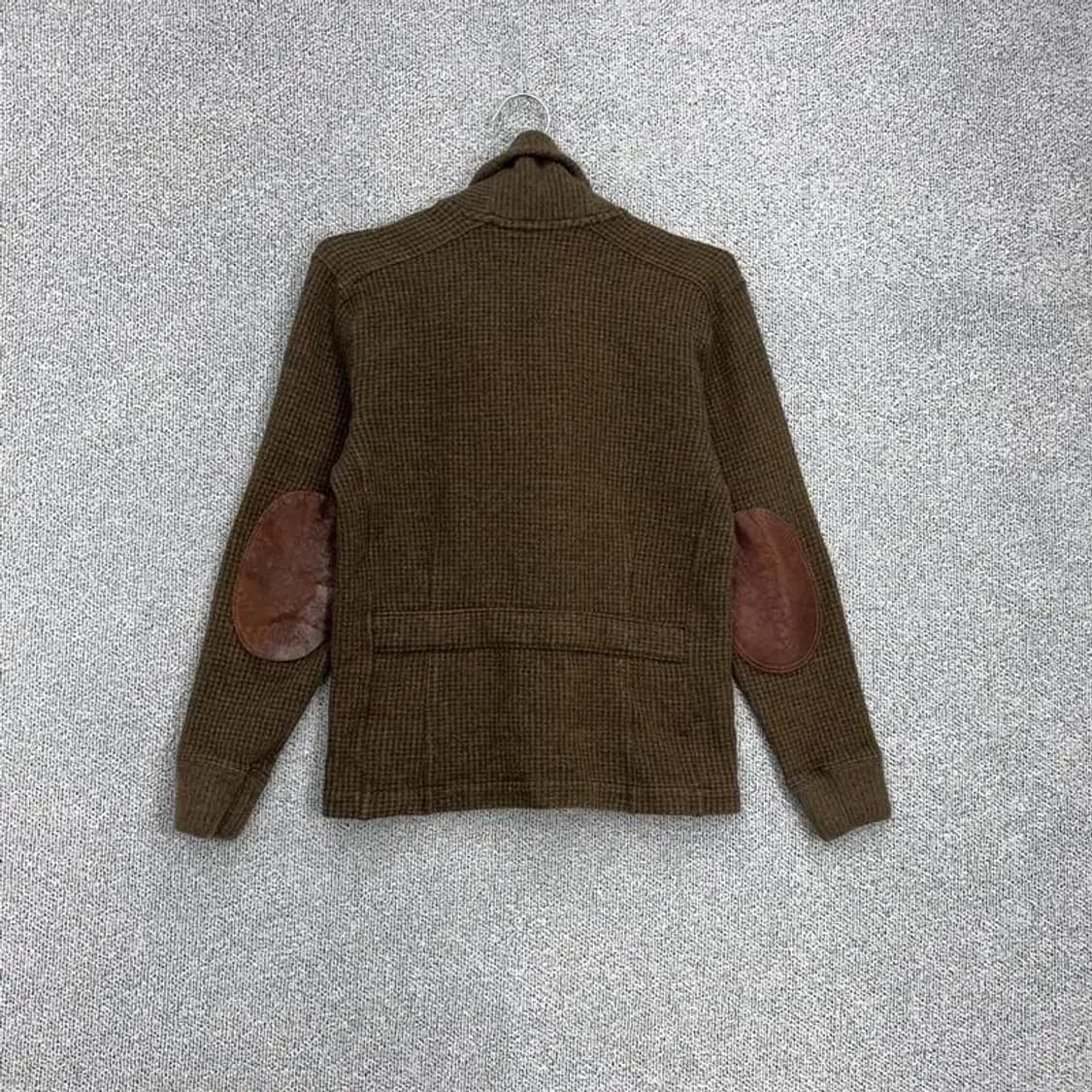 폴로 숄카라 더플 브라운 울 니트 가디건 M 상품이미지2
