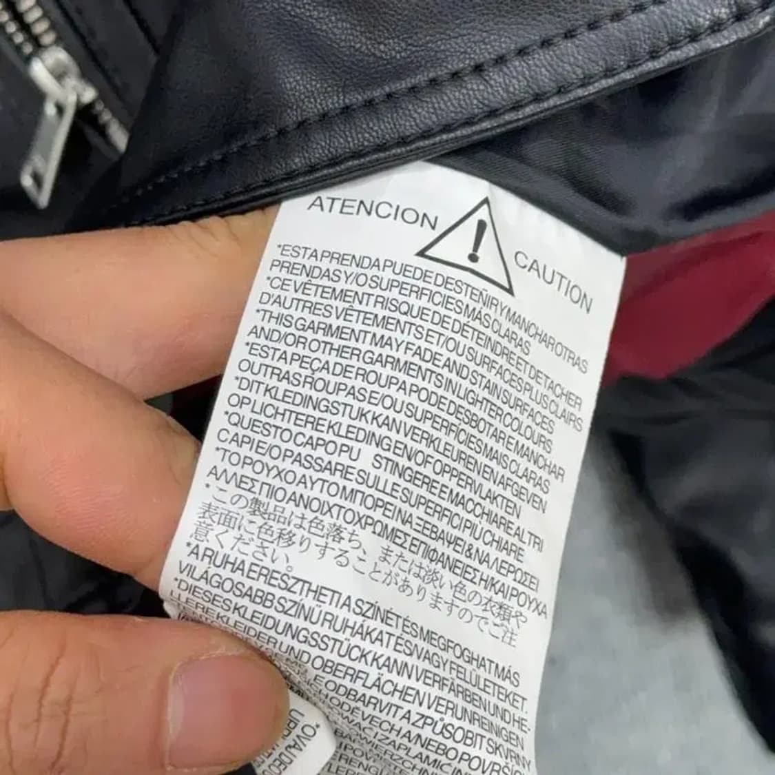 자라 바이커 레더 자켓 42 상품이미지5