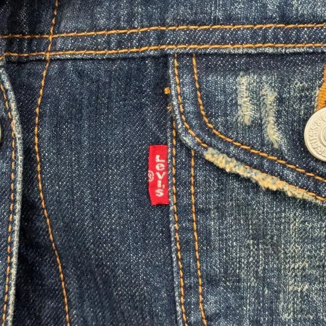 리바이스 여성 워싱 데님 자켓 95 상품이미지4