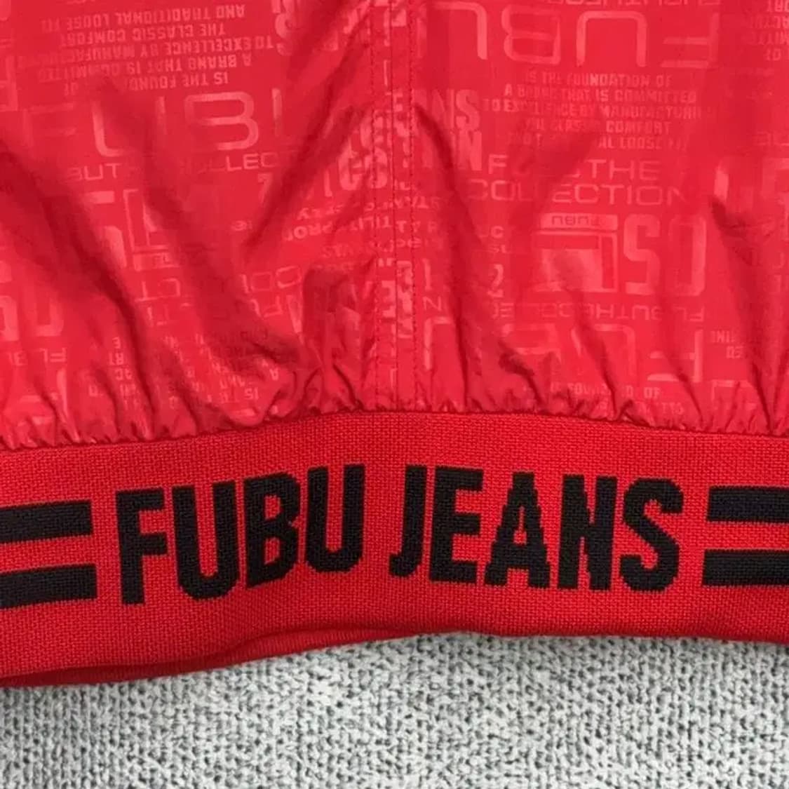 후부 빈티지 레드 후드집업 100 상품이미지5