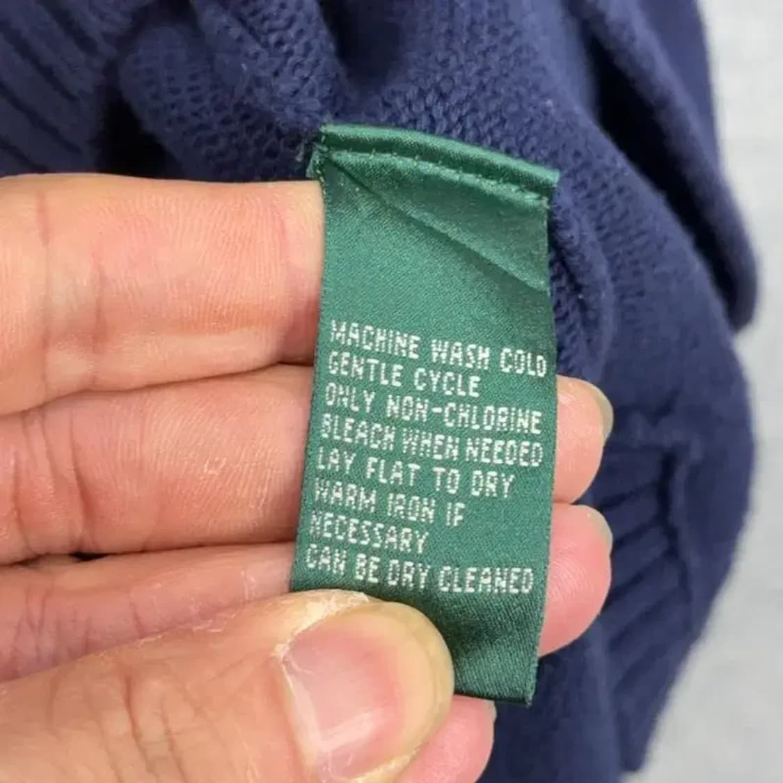 로렌 랄프로렌 여성 브이넥 코튼 니트 XL 상품이미지5