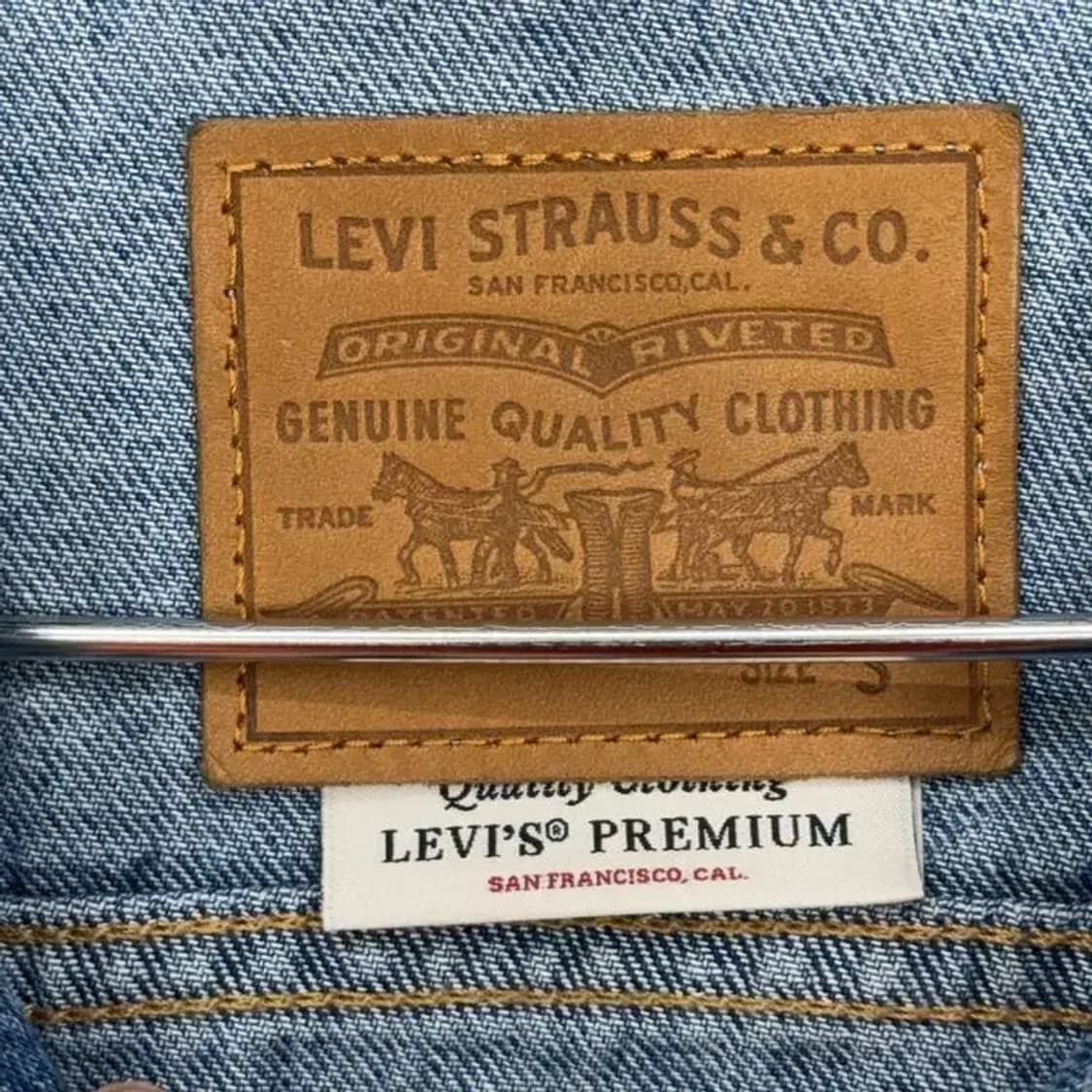 리바이스 빅E 연청 데님자켓 S 상품이미지4