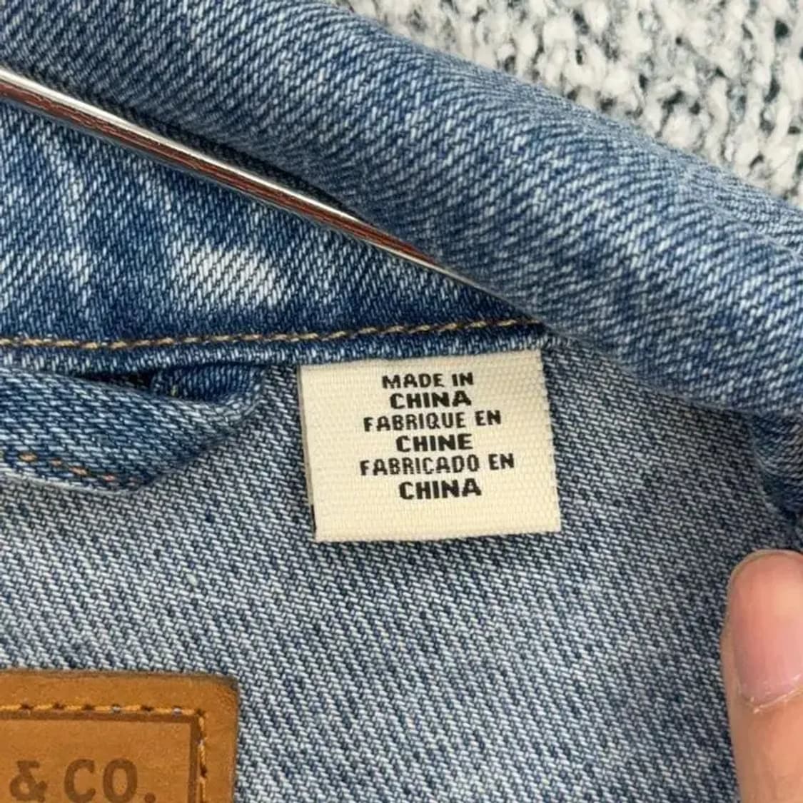 리바이스 빅E 연청 데님자켓 S 상품이미지5